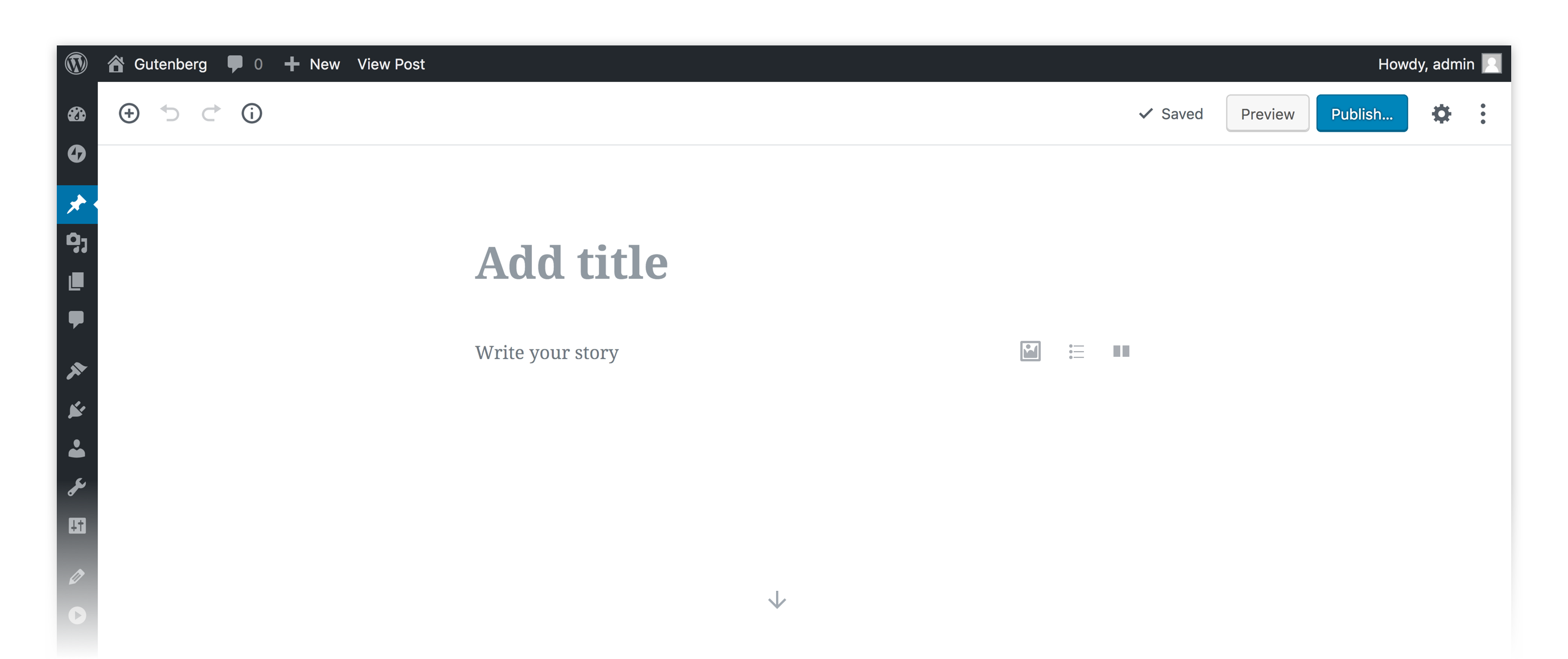 WordPress5.0の新エディター「Gutenberg」を試してみたよ！